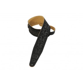 Levy's PMS44T03-BLK - Skórzany pasek do gitary