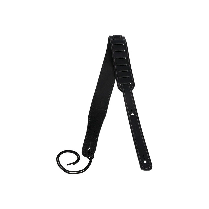 FLIGHT S51 BLACK LEATHER - pasek do ukulele