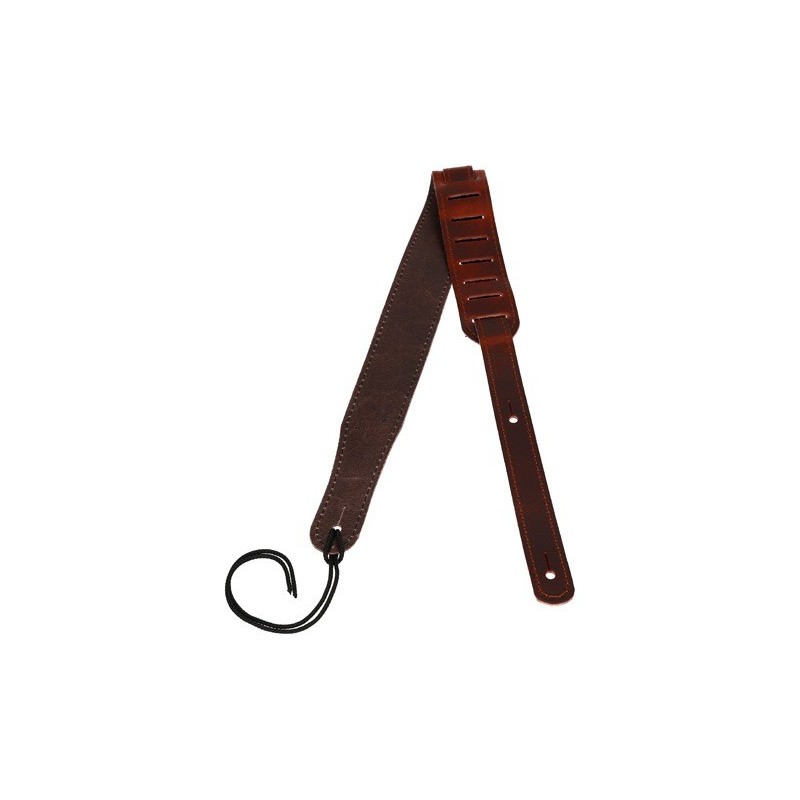 FLIGHT S54 BROWN LEATHER - pasek do ukulele