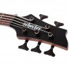Schecter Charles Berthoud CB-5 See Thru Black Satin - Gitara basowa