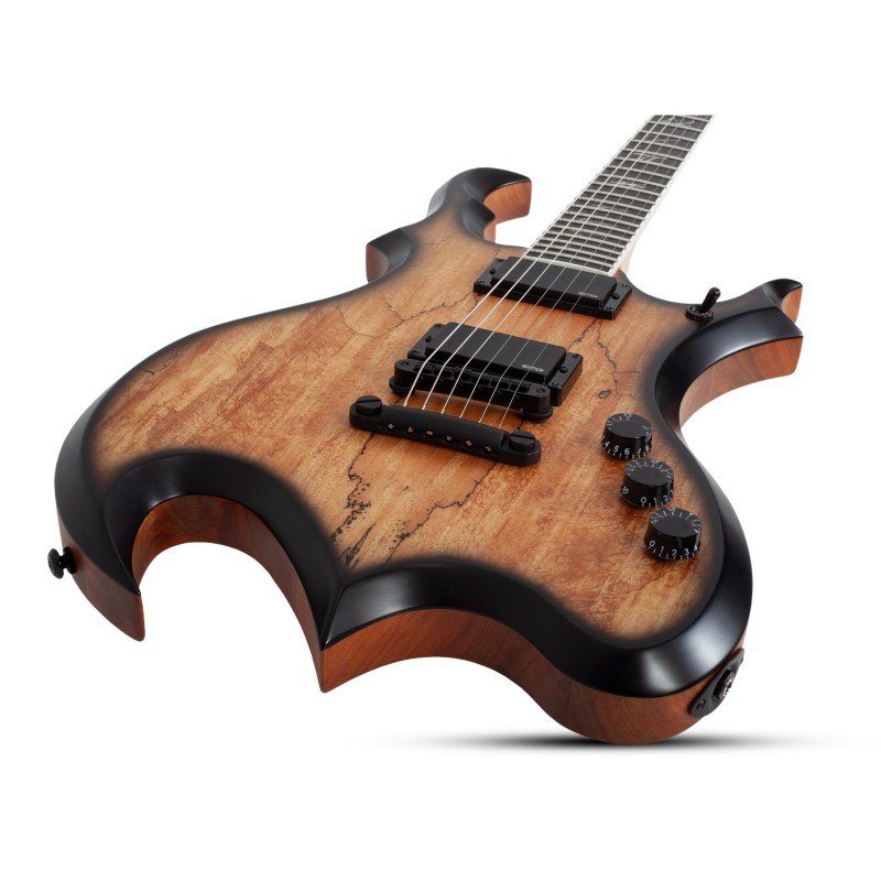 Schecter Wylde Audio Wrathmaker Spalted Maple w/ Black Burst - Gitara elektryczna