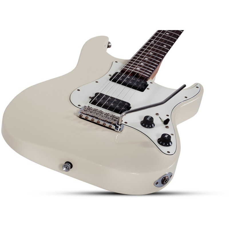 Schecter Sunset Custom USA Wembley HH Vintage White Aged Nitro - Gitara elektryczna