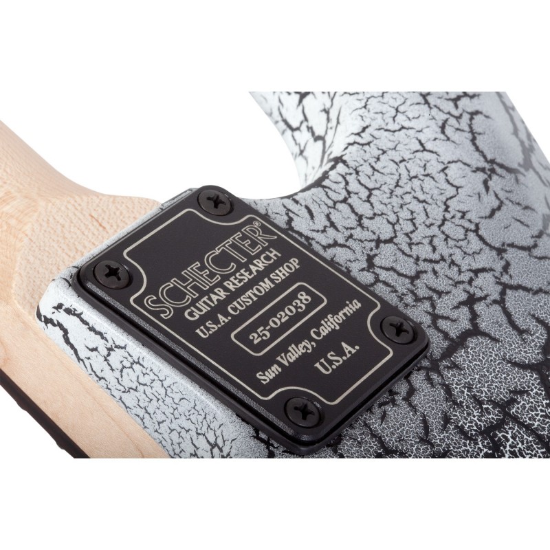 Schecter John Browne Zenith USA Signature Fracture White - Gitara elektryczna