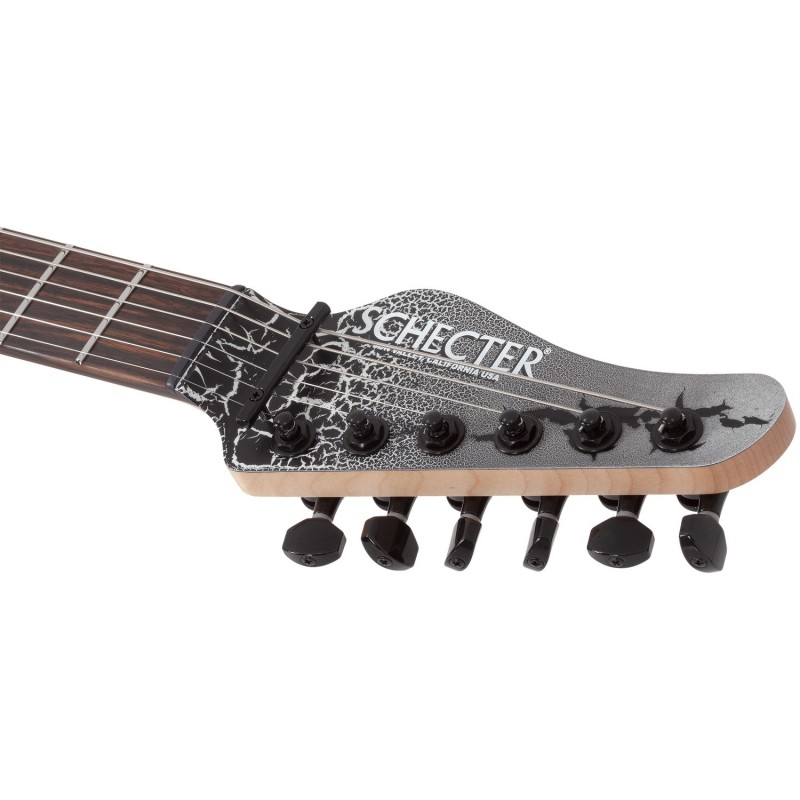 Schecter John Browne Zenith USA Signature Fracture White - Gitara elektryczna