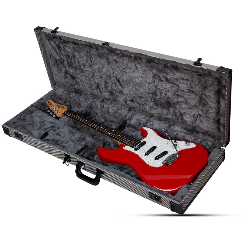Schecter Traditional USA SSS Candy Red - Gitara elektryczna