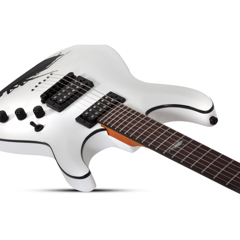 Schecter C-1 Jerry Horton 25th Anniversary White - Gitara elektryczna