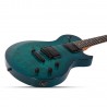 Schecter Solo-II Standard Ocean Blue Burst Burl - Gitara elektryczna