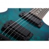 Schecter Solo-II Standard Ocean Blue Burst Burl - Gitara elektryczna