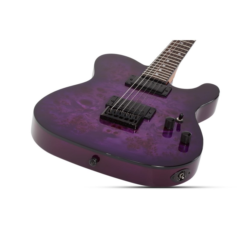Schecter PT Standard Purple Burst Burl - Gitara elektryczna