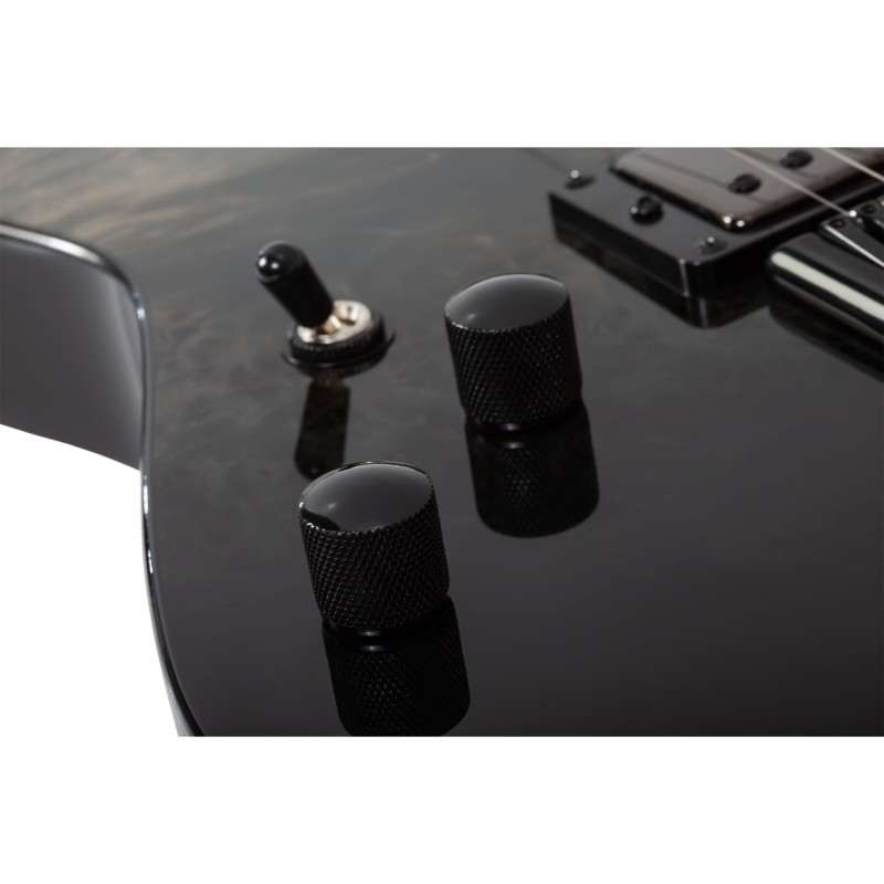 Schecter C-1 Standard LH Black Fade Burst Burl - Gitara elektryczna