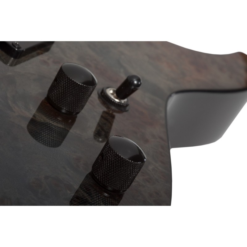 Schecter C-1 Standard Black Fade Burst Burl - Gitara elektryczna