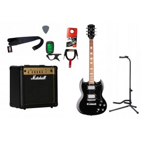 Gitara elektryczna Arrow SG22 AB + wzmacniacz 15W + kabel w zestawie