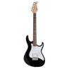 Gitara elektryczna Cort G200 BLK + wzmacniacz 15W + kabel w zestawie