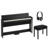 Pianino cyfrowe Korg C1 AIR BK + ława + słuchawki w zestawie