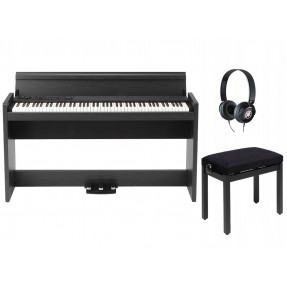 Pianino cyfrowe Korg LP-380 U BK + ława + słuchawki w zestawie