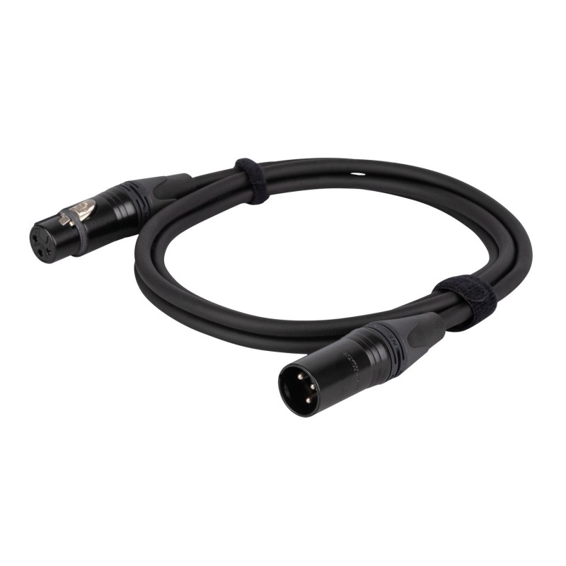 DAP Audio FLN09 - Kabel DMX/AES-EBU 3P Neutrik XLR/M 3P - XLR/F 3P 0.75m