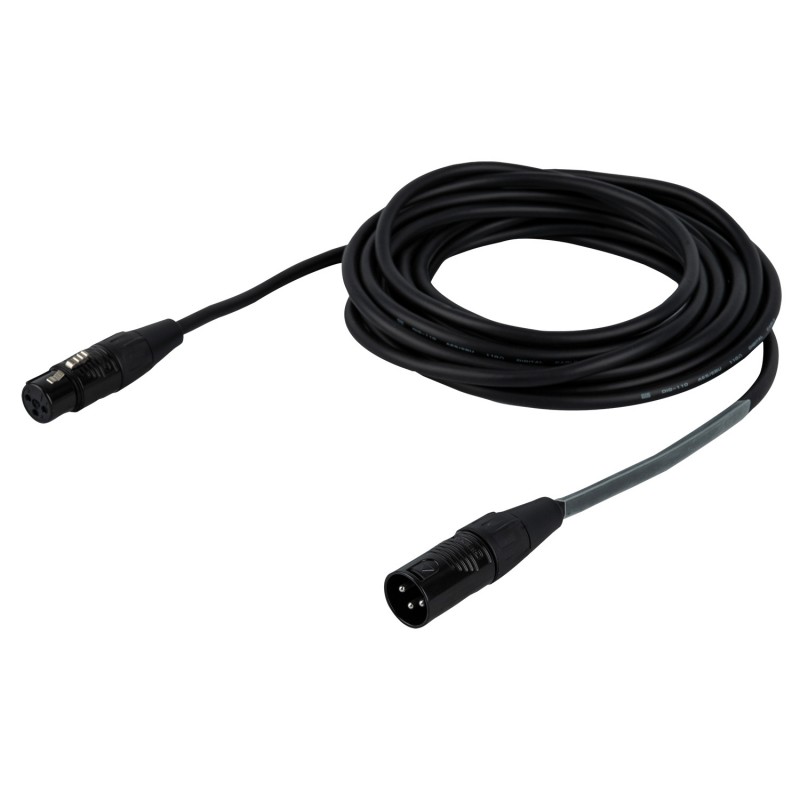 DAP Audio FLR09 - Kabel DMX/AES-EBU 3P REAN XLR/M 3P - XLR/F 3P 6m