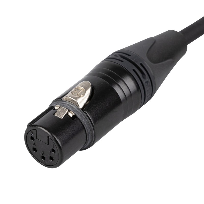 DAP Audio FLN85 - Kabel DMX/AES-EBU 5P Neutrik XLR/M 5P - XLR/F 5P 15m