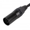 DAP Audio FLN85 - Kabel DMX/AES-EBU 5P Neutrik XLR/M 5P - XLR/F 5P 3m