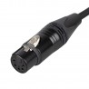 DAP Audio FLN85 - Kabel DMX/AES-EBU 5P Neutrik XLR/M 5P - XLR/F 5P 6m