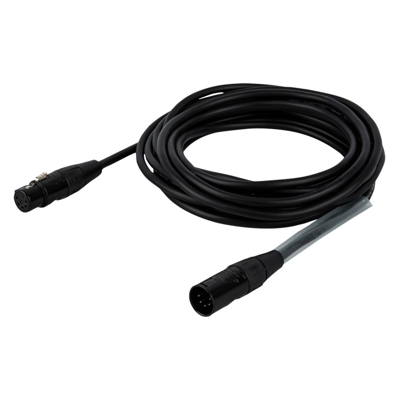 DAP Audio FLR08 - Kabel DMX/AES-EBU 5P REAN XLR/M 5P - XLR/F 5P 10m