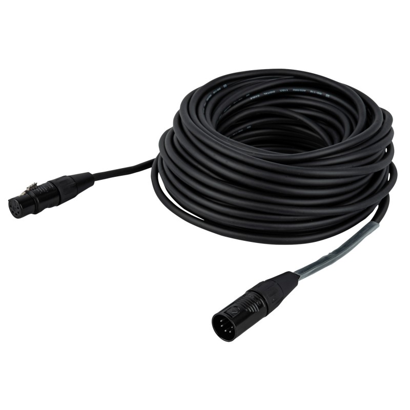 DAP Audio FLR08 - Kabel DMX/AES-EBU 5P REAN XLR/M 5P - XLR/F 5P 15m