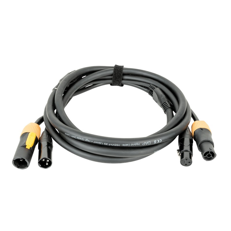 DAP Audio FP22 - Kabel hybrydowy ProPower True / XLR 5P 6m