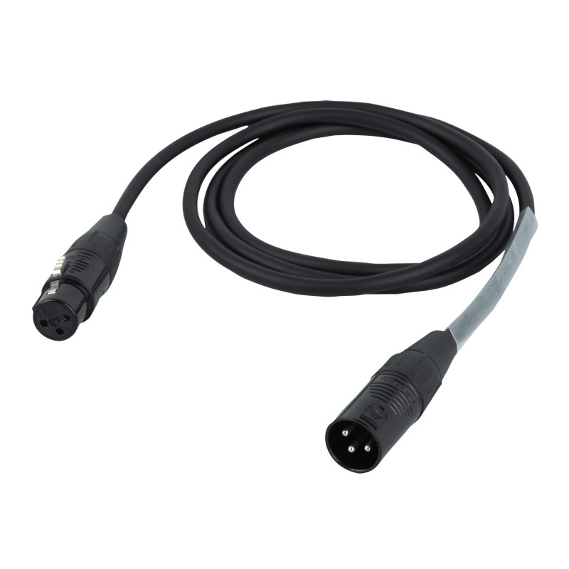 DAP Audio FLR01 - Kabel mikrofonowy REAN XLR/m 3P - XLR/F 3P 0.75m