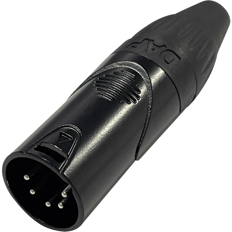 DAP Audio wtyk XLR 5P M Black/Black