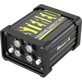 Musontek PD2L Dwukanałowy pasywny DI-box - 2 - Diboxy - Dwukanałowy pasywny DI-box Musontek PD2L. Zaprojektowany z myślą o bezbł