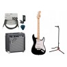 Gitara elektryczna Squier Sonic Strat BK + wzmacniacz 10W + kabel w zestawie
