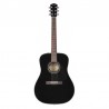 Gitara akustyczna Fender CD-60 Dread BK + pokrowiec + tuner + kostki w zestawie