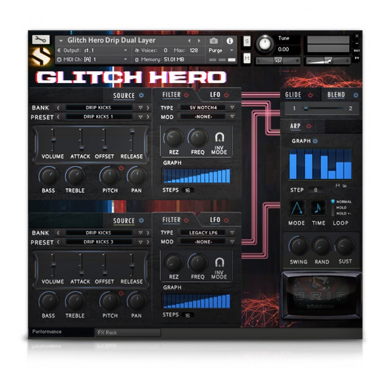 SOUNDIRON Glitch Hero - Zestaw bibliotek brzmień (do pobrania)