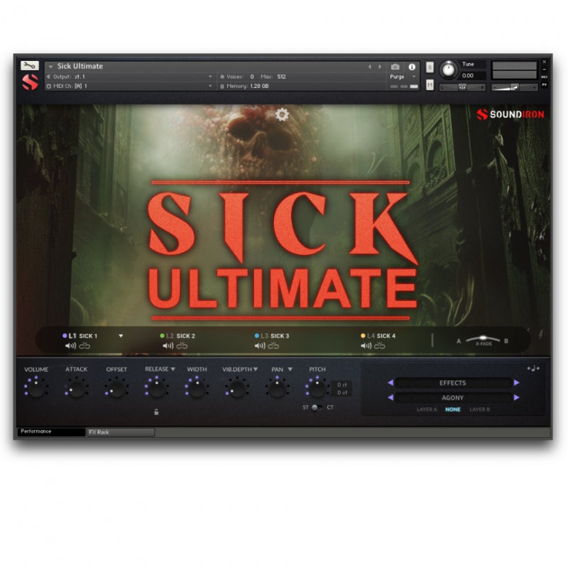 SOUNDIRON Sick Ultimate - Zestaw bibliotek brzmień (do pobrania)