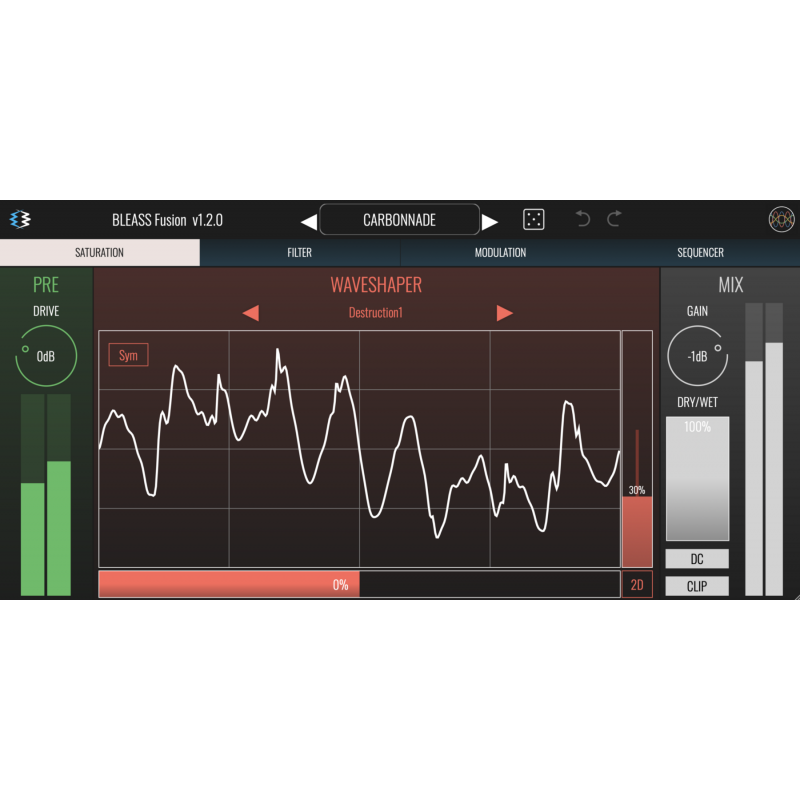 BLEASS Fusion - Wtyczka zniekształcająca dźwięk VST (do pobrania)