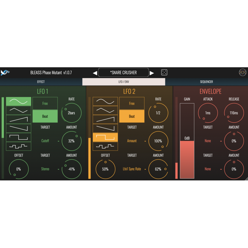 BLEASS Phase Mutant - Wtyczka zniekształcająca dźwięk VST (do pobrania)