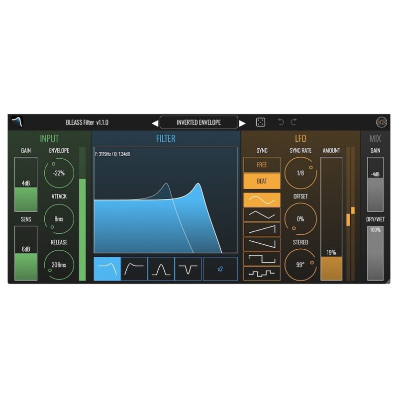 BLEASS Filter - Wtyczka efektowa VST (do pobrania)