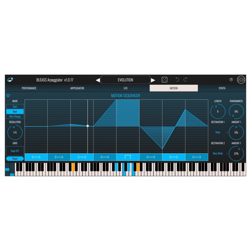 BLEASS Arpeggiator - Wtyczka arpeggiatora VST (do pobrania)