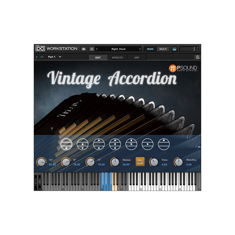 PSound Vintage Accordion - Wirtualny instrument VST (do pobrania)