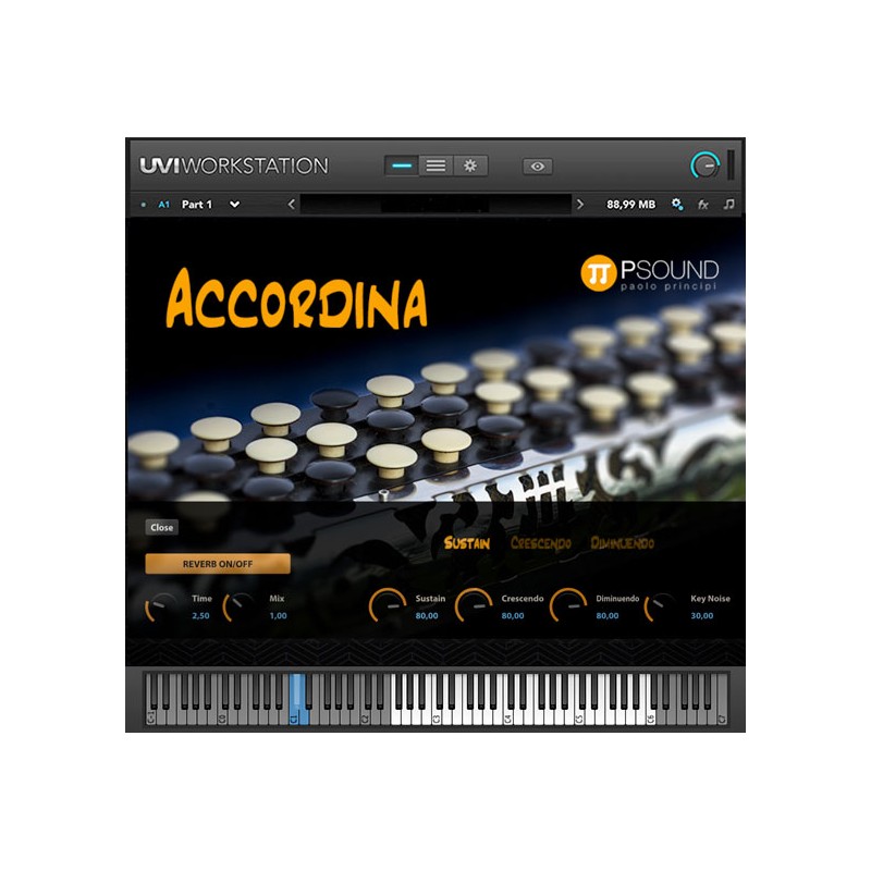 PSound Accordina - Wirtualny instrument VST (do pobrania)