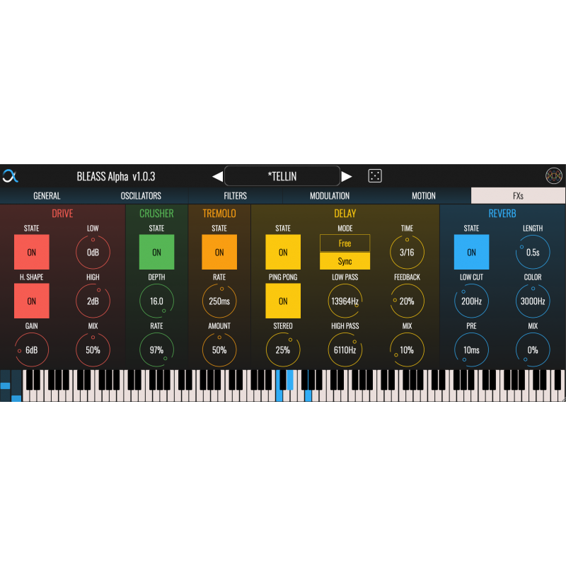 BLEASS Alpha - Syntezator wirtualny VST (do pobrania)
