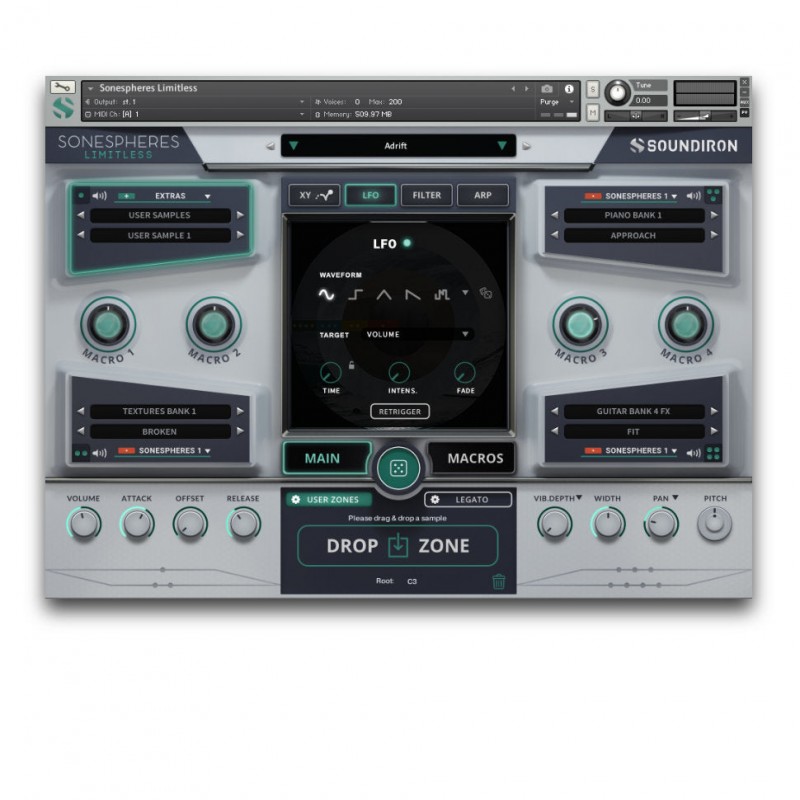 SOUNDIRON Sonespheres Limitless - Biblioteka brzmień (do pobrania)