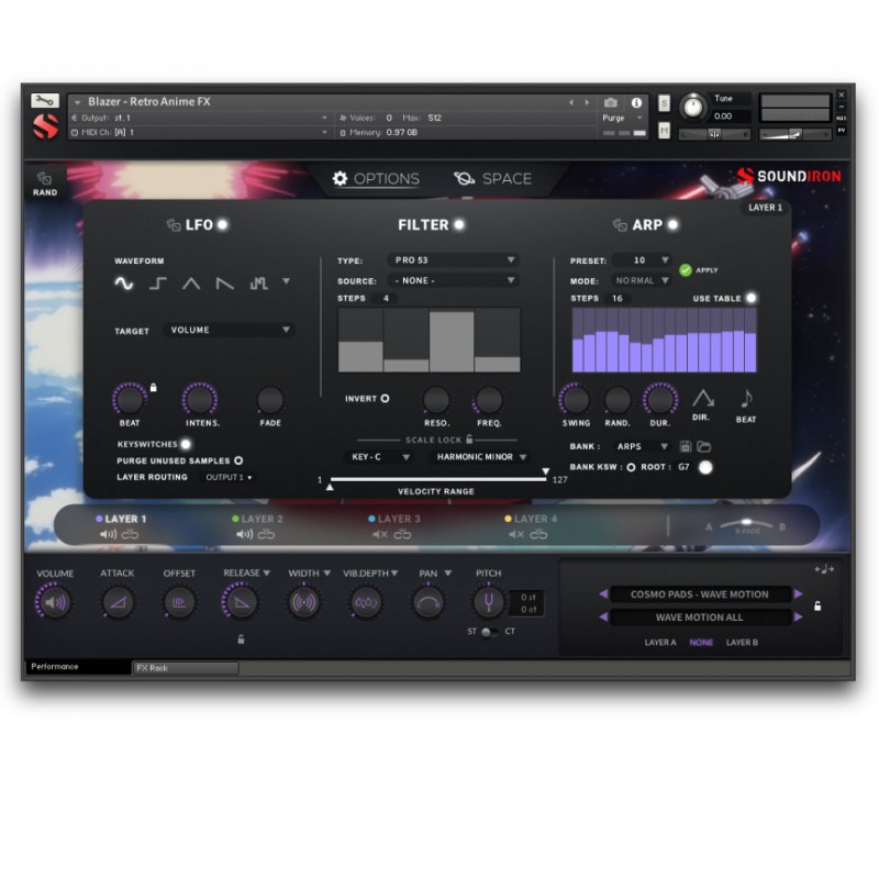 SOUNDIRON Blazer Retro Anime FX - Biblioteka brzmień (do pobrania)