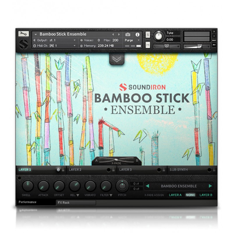 SOUNDIRON Bamboo Stick Ensemble - Biblioteka brzmień (do pobrania)