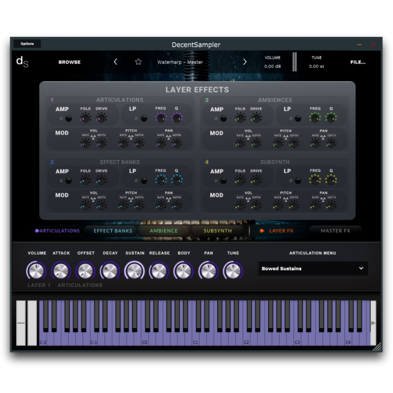 SOUNDIRON Waterharp - Biblioteka brzmień (do pobrania)