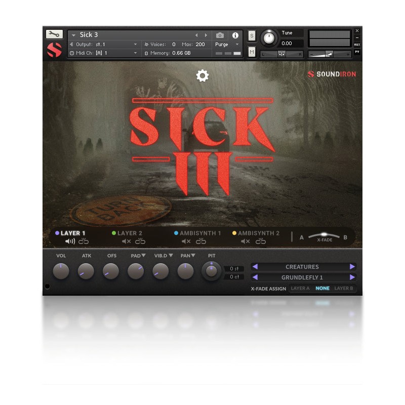 SOUNDIRON Sick 3: Dark Places - Biblioteka brzmień (do pobrania)