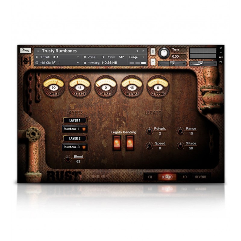 SOUNDIRON Rust 1 - Biblioteka brzmień (do pobrania)