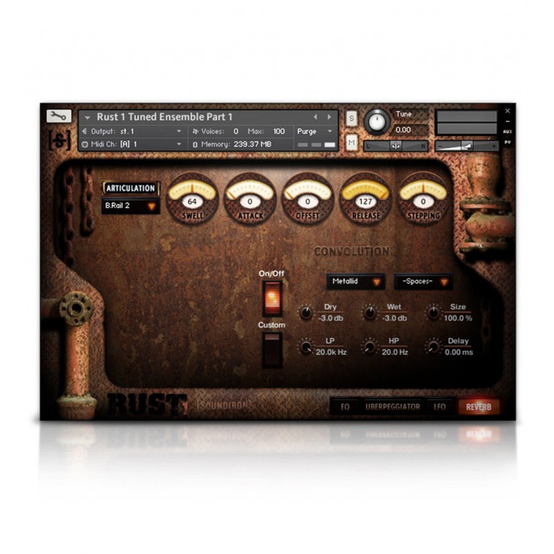 SOUNDIRON Rust 1 - Biblioteka brzmień (do pobrania)