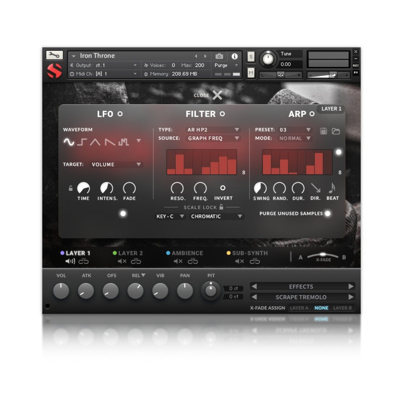 SOUNDIRON Iron Throne - Biblioteka brzmień (do pobrania)