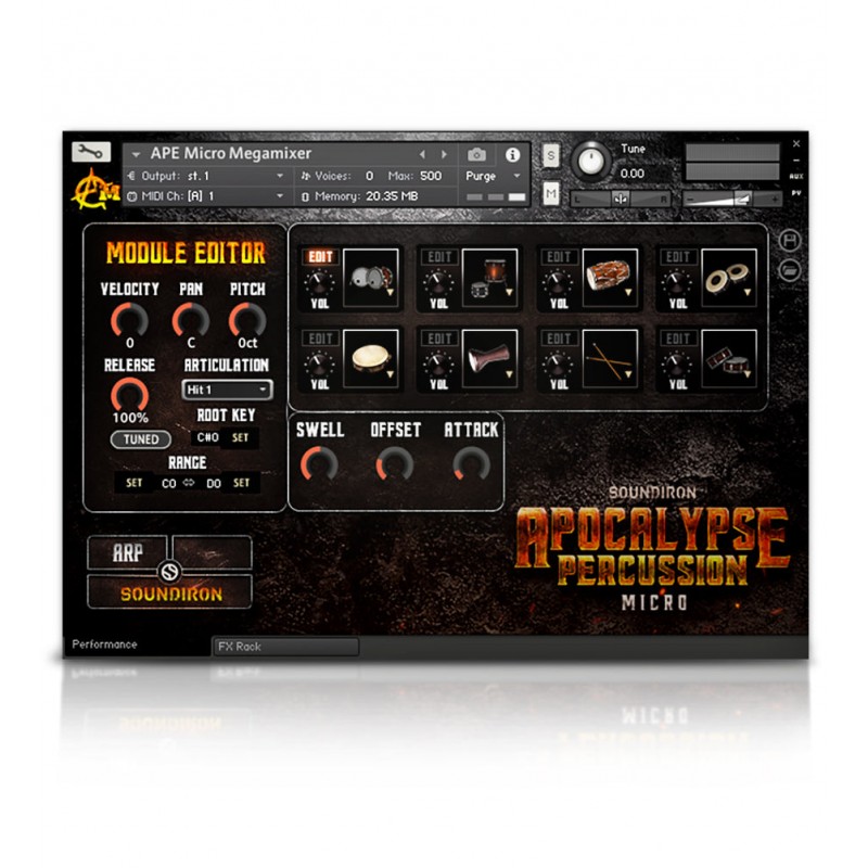 SOUNDIRON Apocalypse Percussion Micro - Biblioteka brzmień (do pobrania)